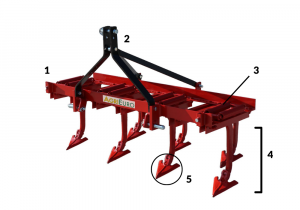 Vomere Due Punte Per Ancore Estirpatore 130x440 Interasse 45 - Foto 9